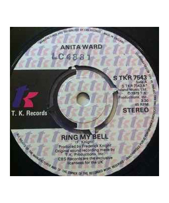 Ring My Bell [Anita Ward] – Vinyl 7", 45 RPM, Single, Stereo [product.brand] 1 - Shop I'm Jukebox 