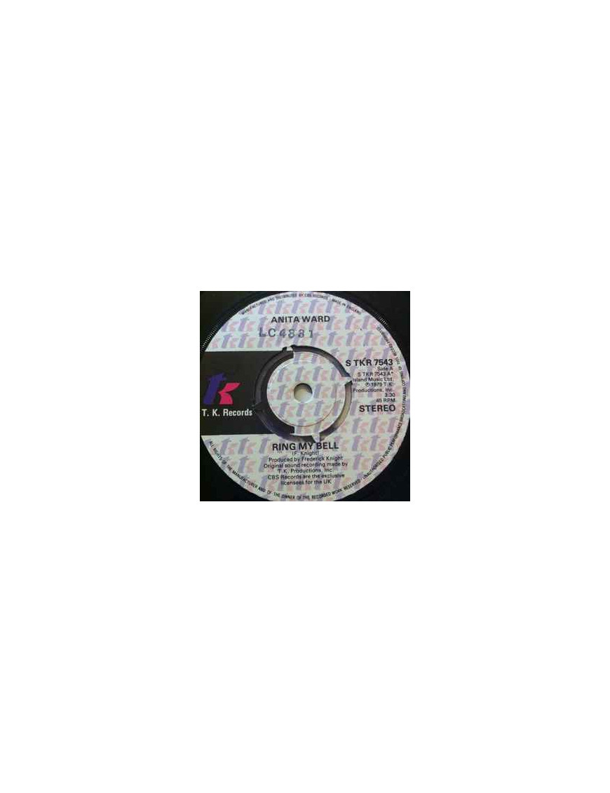 Ring My Bell [Anita Ward] - Vinyl 7", 45 RPM, Single, Stereo