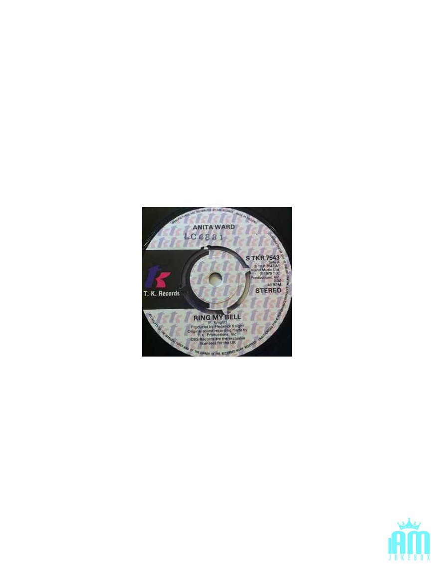 Ring My Bell [Anita Ward] - Vinyle 7", 45 tr/min, Single, Stéréo [product.brand] 1 - Shop I'm Jukebox 