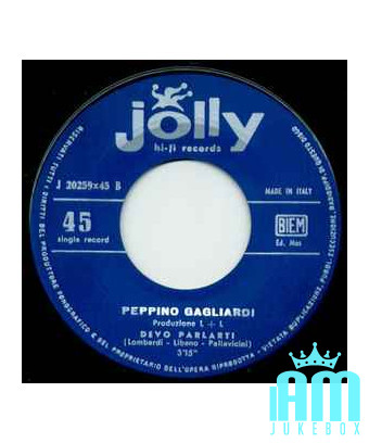 Tonight I Didn't Cry [Peppino Gagliardi] - Vinyl 7", 45 RPM [product.brand] 1 - Shop I'm Jukebox 