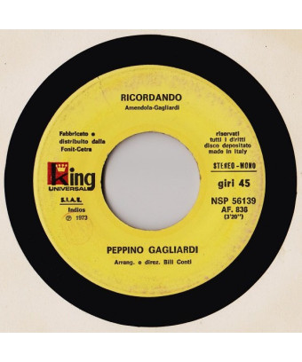 Come Un Ragazzino [Peppino Gagliardi] - Vinyl 7", 45 RPM