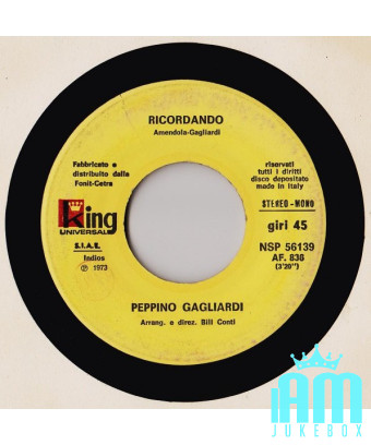 Comme un petit garçon [Peppino Gagliardi] - Vinyle 7", 45 tours [product.brand] 1 - Shop I'm Jukebox 
