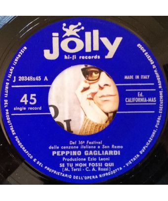 If You Weren't Here [Peppino Gagliardi] – Vinyl 7", 45 RPM [product.brand] 1 - Shop I'm Jukebox 