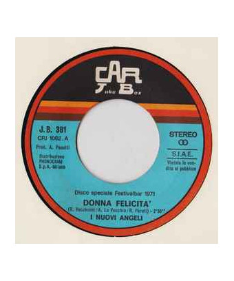 Sempre...Sempre   Donna Felicità [Peppino Gagliardi,...] - Vinyl 7", 45 RPM, Jukebox