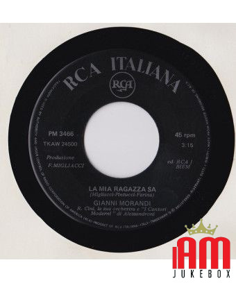 Ma fille sait [Gianni Morandi] - Vinyle 7", 45 tours [product.brand] 1 - Shop I'm Jukebox 