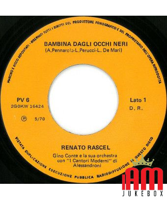 Little Girl With Black Eyes Renatino And The Conscience [Renato Rascel] - Vinyl 7", 45 RPM [product.brand] 1 - Shop I'm Jukebox 