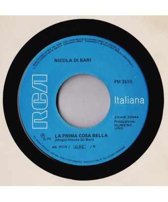 La Prima Cosa Bella [Nicola Di Bari] - Vinyle 7", 45 RPM, Mono [product.brand] 1 - Shop I'm Jukebox 