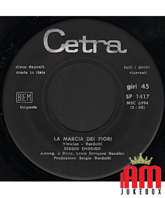 La Casa [Sergio Endrigo] – Vinyl 7", 45 RPM [product.brand] 1 - Shop I'm Jukebox 