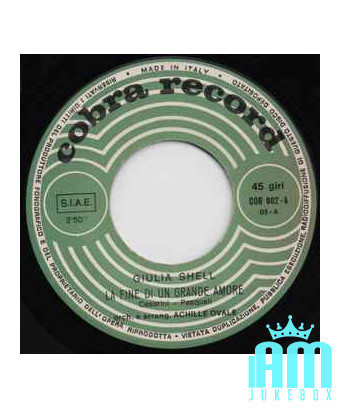 Das Ende einer großen Liebe, wenn Sie [Giulia Shell] verlassen – Vinyl 7", 45 RPM [product.brand] 1 - Shop I'm Jukebox 