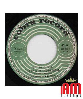 La fin d'un grand amour si tu pars [Giulia Shell] - Vinyl 7", 45 tours [product.brand] 1 - Shop I'm Jukebox 