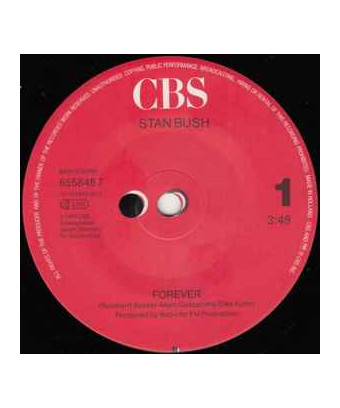 Forever [Stan Bush] - Vinyle 7", Single, 45 tours [product.brand] 1 - Shop I'm Jukebox 