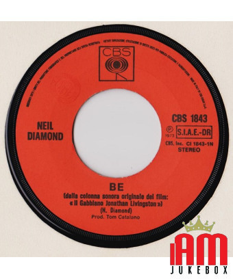 Be [Neil Diamond] - Vinyle 7", 45 tours, stéréo [product.brand] 1 - Shop I'm Jukebox 