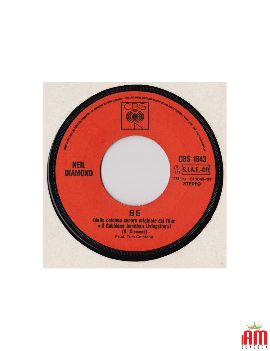 Be [Neil Diamond] - Vinyle 7", 45 tours, stéréo [product.brand] 1 - Shop I'm Jukebox 