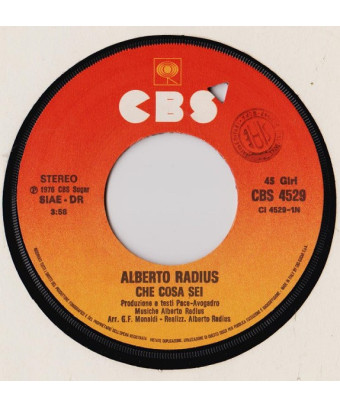 Che Cosa Sei Il Respiro Di Laura [Alberto Radius] - Vinyl 7", 45 RPM, Stéréo [product.brand] 1 - Shop I'm Jukebox 