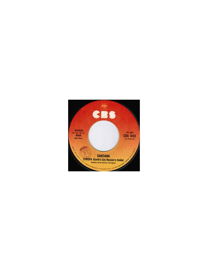 Europa   Take Me With You [Santana] - Vinyl 7", 45 RPM, Single