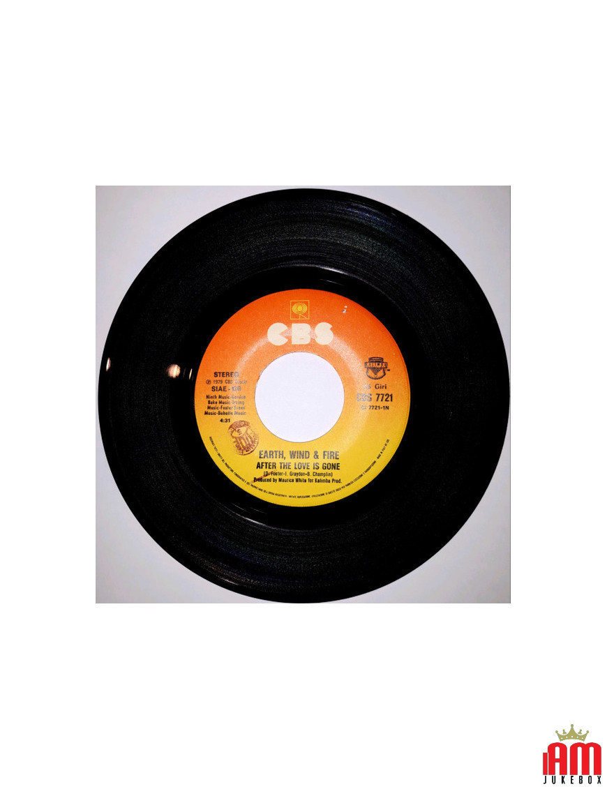 After The Love Has Gone [Earth, Wind & Fire] - Vinyl 7" [product.brand] 1 - Shop I'm Jukebox 