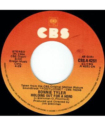 Holding Out For A Hero [Bonnie Tyler] – Vinyl 7", 45 RPM, Single, Stereo [product.brand] 1 - Shop I'm Jukebox 