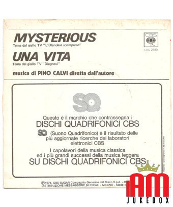 Thema aus dem TV-Krimi „The Missing Dutchman“ [Pino Calvi E La Sua Orchestra] – Vinyl 7“, 45 RPM [product.brand] 1 - Shop I'm Ju