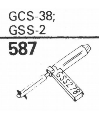 Aiguille Garrard GSS2 Aiguilles pour jukebox et platine vinyle [product.brand] Condition: Neuf [product.supplier] 1 Puntina Garr