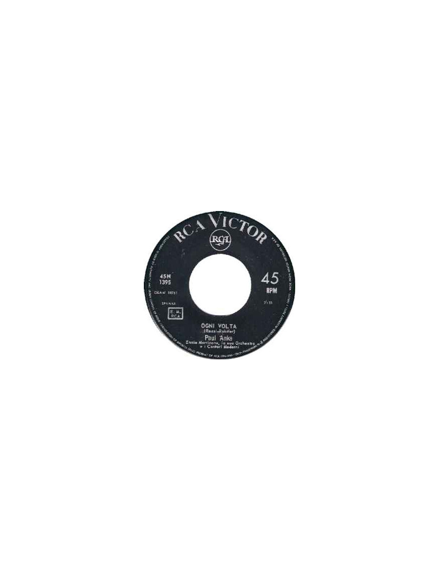 Every Time [Paul Anka] - Vinyl 7", 45 RPM [product.brand] 1 - Shop I'm Jukebox 