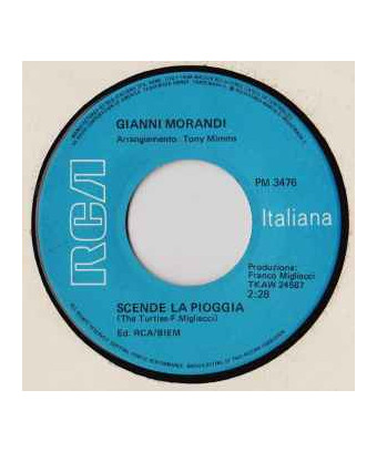 Scende La Pioggia   Il Cigno Bianco [Gianni Morandi] - Vinyl 7", 45 RPM
