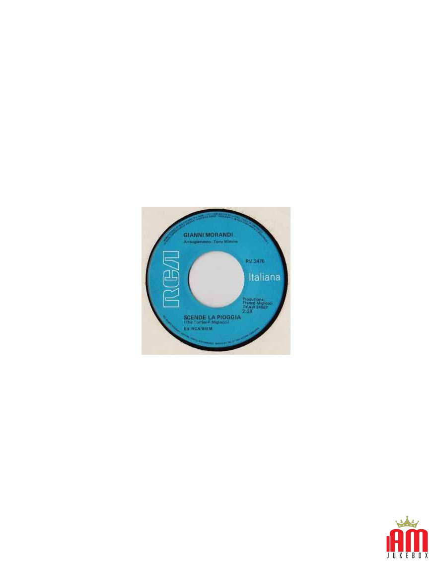 La pluie descend sur le cygne blanc [Gianni Morandi] - Vinyle 7", 45 tr/min [product.brand] 1 - Shop I'm Jukebox 