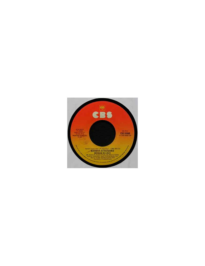 Woman In Love [Barbra Streisand] - Vinyl 7", 45 RPM