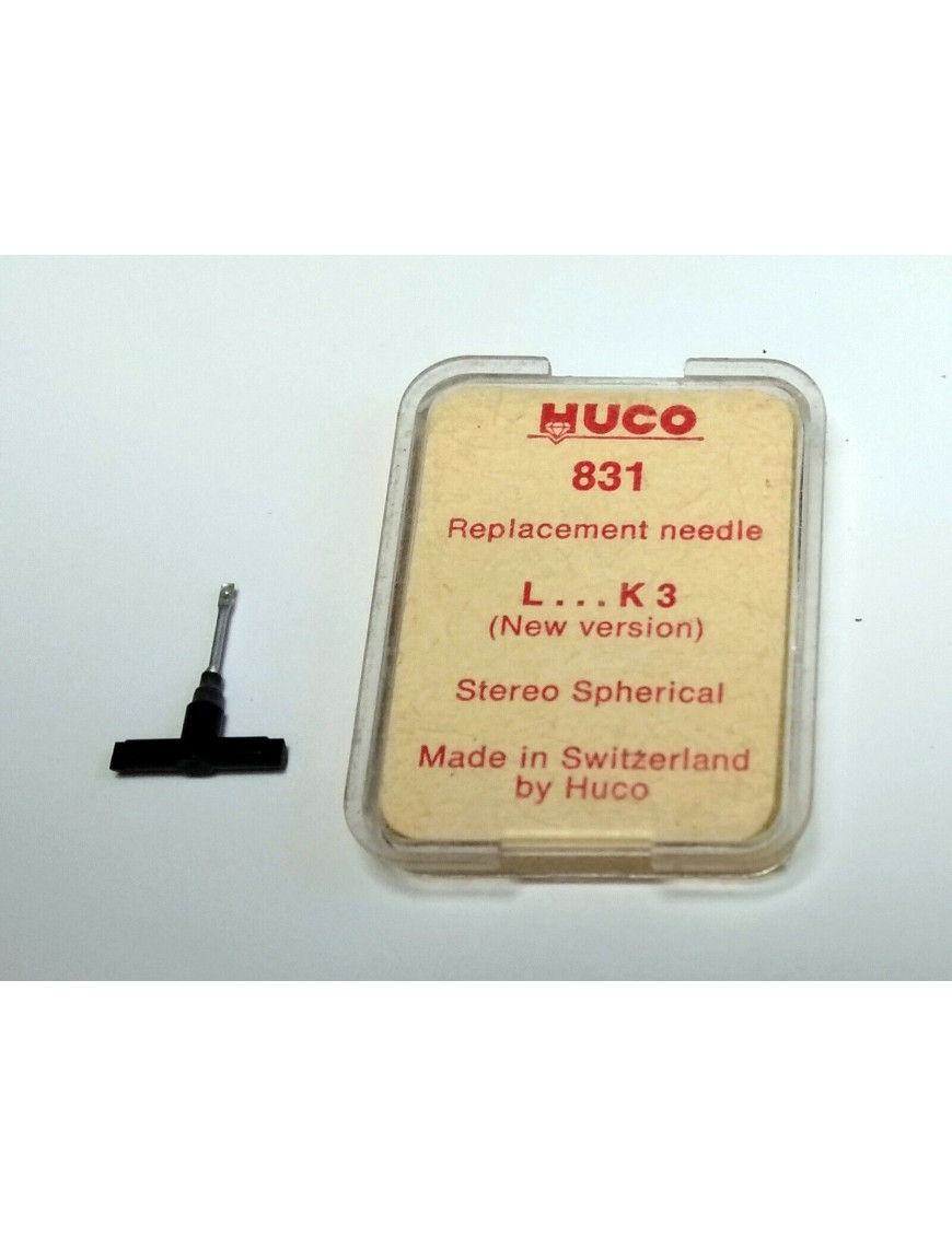HUCO 831 Plattenspielernadel für LESA K3, NEU mit Original NOS Vintage Box