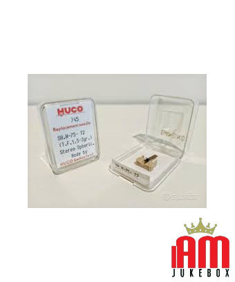 Aiguille HUCO 745 pour platine vinyle Shure N75 Aiguilles pour jukebox et platine vinyle Huco Condition: Neuf [product.supplier]