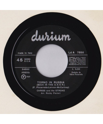 Per Niente Al Mondo Golden Slumbers [Chriss And The Stroke] - Vinyl 7", 45 RPM [product.brand] 1 - Shop I'm Jukebox 