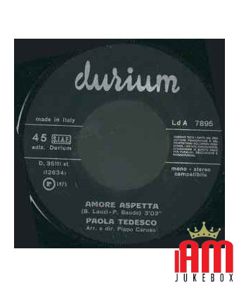 Battement de coeur [Paola Tedesco] - Vinyle 7", 45 RPM [product.brand] 1 - Shop I'm Jukebox 