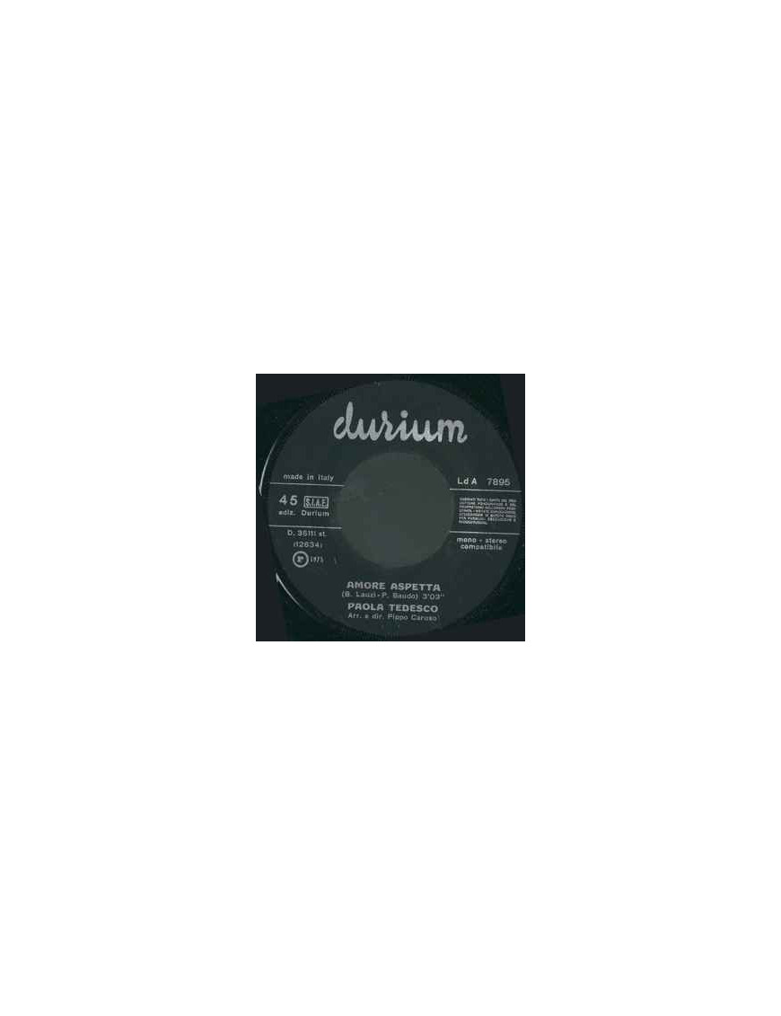 Heartbeat [Paola Tedesco] – Vinyl 7", 45 RPM [product.brand] 1 - Shop I'm Jukebox 