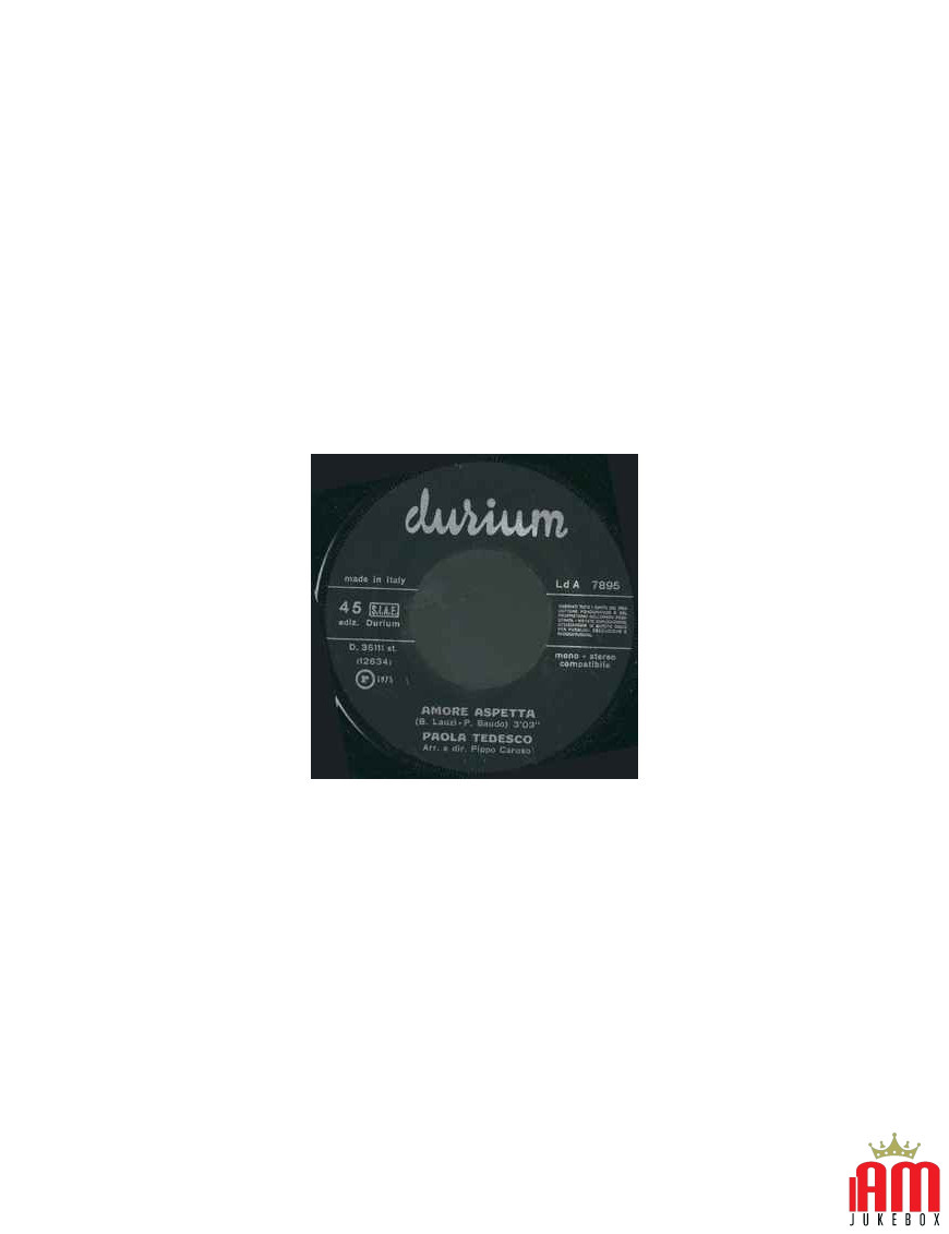 Heartbeat [Paola Tedesco] - Vinyl 7", 45 RPM [product.brand] 1 - Shop I'm Jukebox 