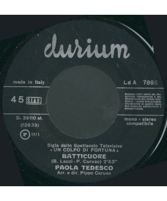 Heartbeat [Paola Tedesco] - Vinyl 7", 45 RPM [product.brand] 1 - Shop I'm Jukebox 