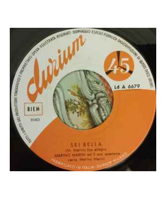Marina Sei Bella [Marino Marini Ed Il Suo Quartetto] - Vinyl 7", 45 RPM [product.brand] 1 - Shop I'm Jukebox 