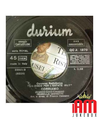 Let's Run [Isabella Iannetti] – Vinyl 7", 45 RPM, Promo [product.brand] 1 - Shop I'm Jukebox 