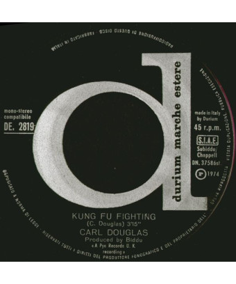 Kung Fu Fighting [Carl Douglas] - Vinyle 7", 45 tr/min, Single [product.brand] 1 - Shop I'm Jukebox 