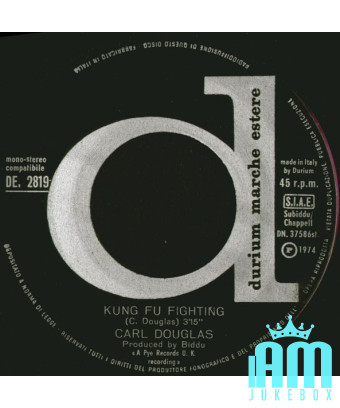 Kung Fu Fighting [Carl Douglas] - Vinyl 7", 45 RPM, Single [product.brand] 1 - Shop I'm Jukebox 