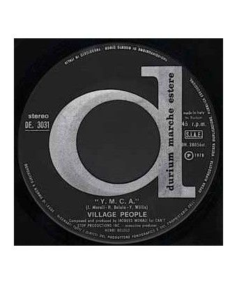 YMCA [Village People] – Vinyl 7", 45 RPM, Stereo [product.brand] 1 - Shop I'm Jukebox 