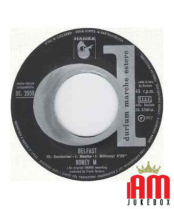 Belfast Plantation Boy [Boney M.] - Vinyle 7", 45 tours