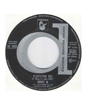 Belfast Plantation Boy [Boney M.] - Vinyle 7", 45 tours