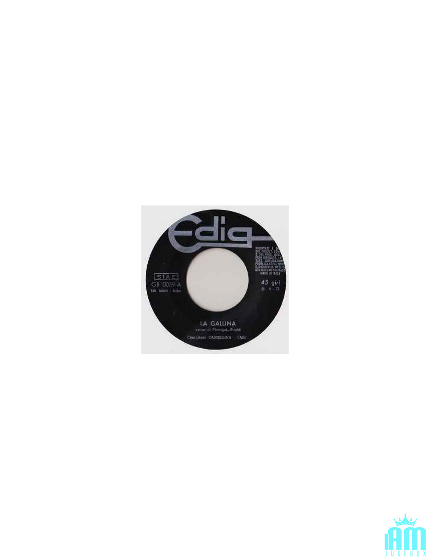 La Gallina La 128 [Complesso Castellina-Pasi] - Vinyle 7", 45 RPM [product.brand] 1 - Shop I'm Jukebox 