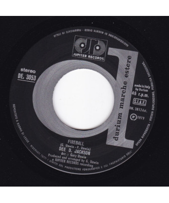 Fireball [Dee D. Jackson] – Vinyl 7", 45 RPM, Stereo [product.brand] 1 - Shop I'm Jukebox 