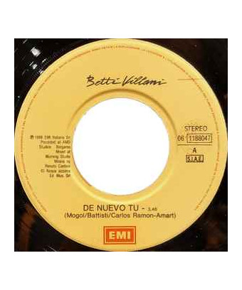 De Nuevo Tu [Betty Villani] – Vinyl 7", 45 RPM, Stereo