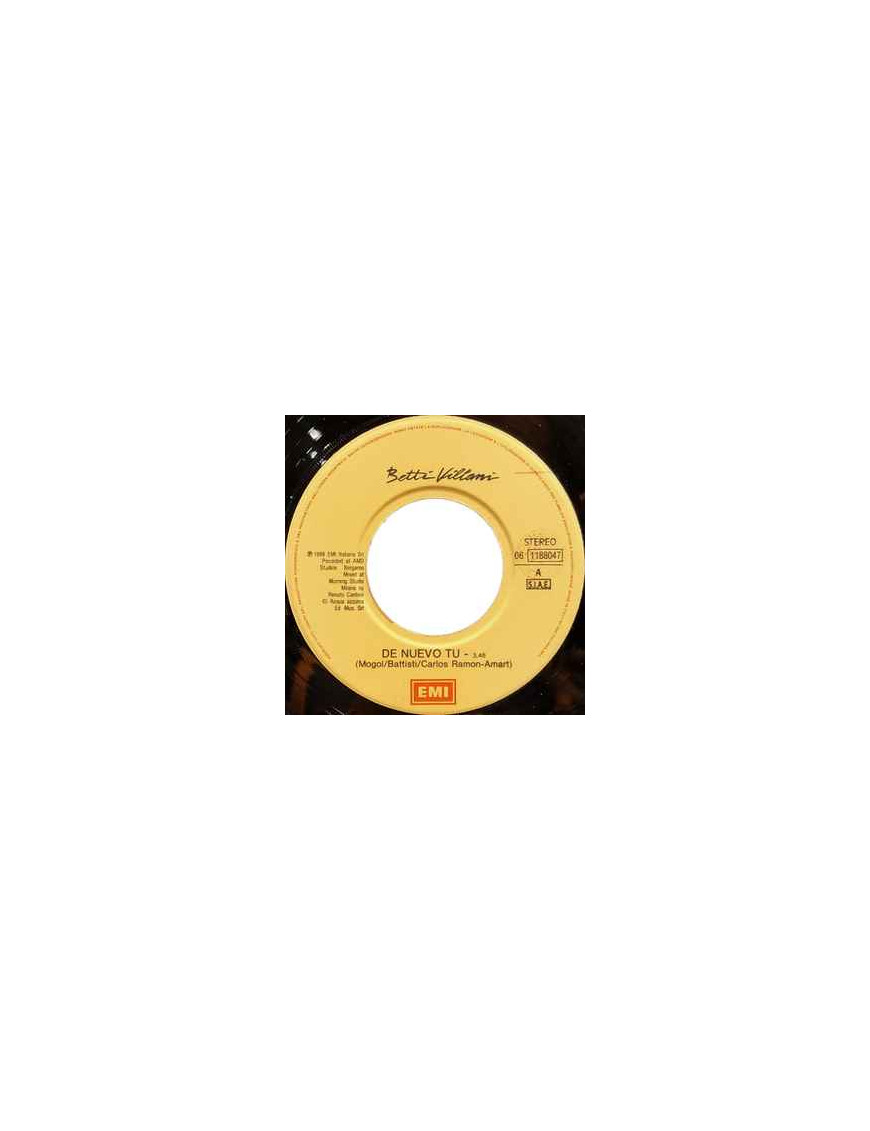 De Nuevo Tu [Betty Villani] - Vinyl 7", 45 RPM, Stereo [product.brand] 1 - Shop I'm Jukebox 