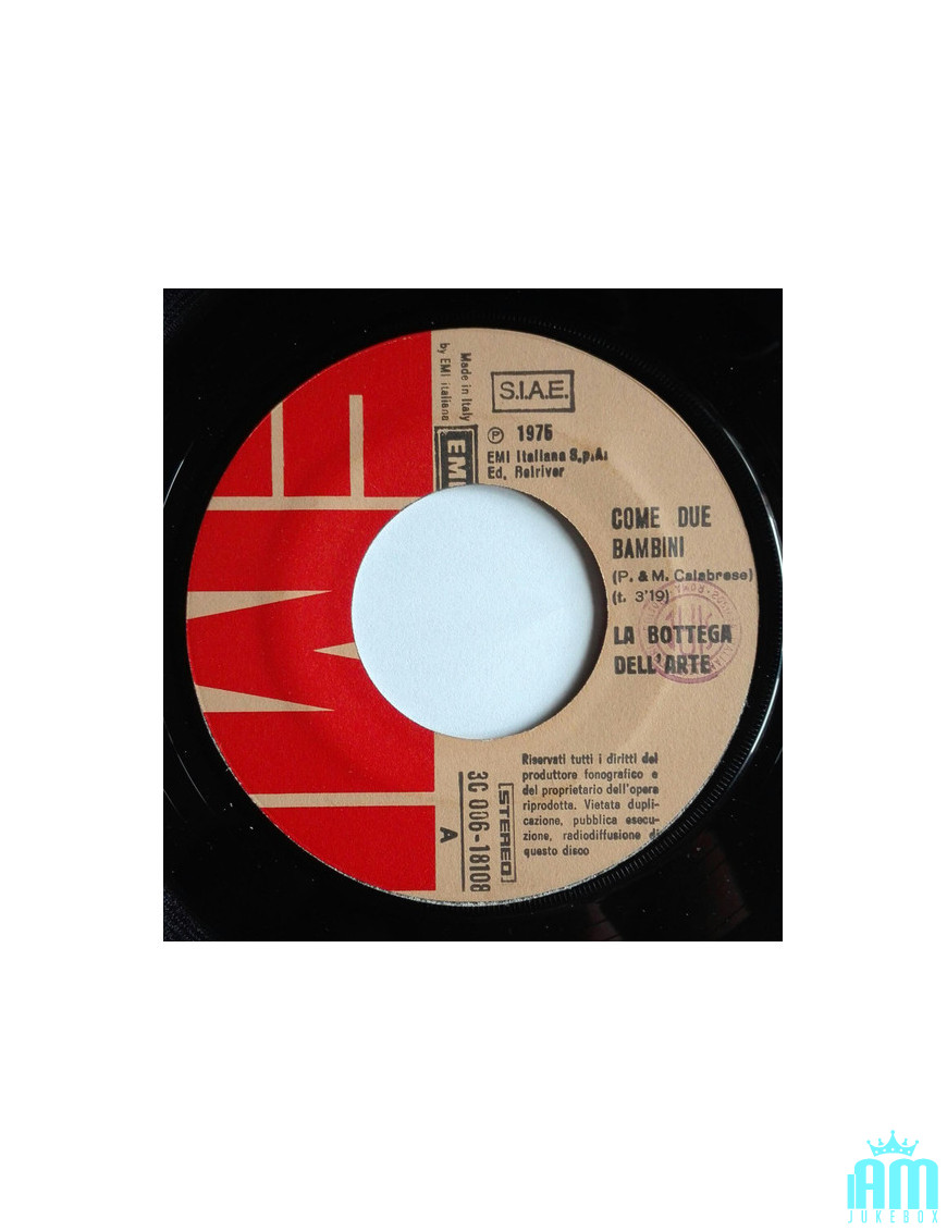 Like Two Children [La Bottega Dell'Arte] – Vinyl 7", 45 RPM, Stereo [product.brand] 1 - Shop I'm Jukebox 