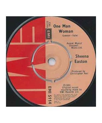 One Man Woman [Sheena Easton] - Vinyle 7", 45 tours, Single [product.brand] 1 - Shop I'm Jukebox 