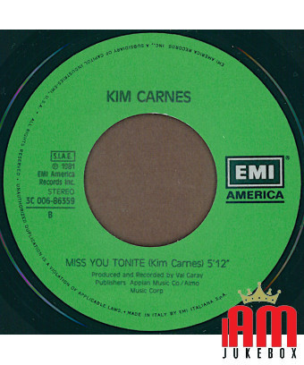 Bette Davis Eyes [Kim Carnes] - Vinyle 7", 45 tours, Single