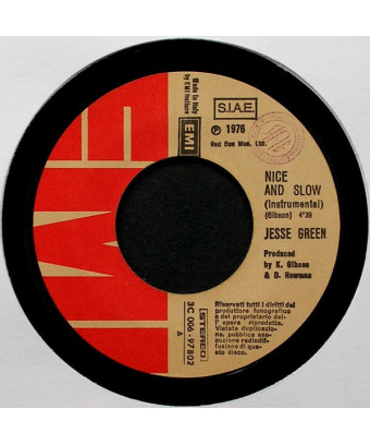 Nice And Slow [Jesse Green] – Vinyl 7", Single, 45 RPM [product.brand] 1 - Shop I'm Jukebox 