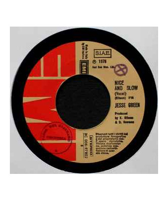 Nice And Slow [Jesse Green] - Vinyle 7", Single, 45 tours [product.brand] 1 - Shop I'm Jukebox 